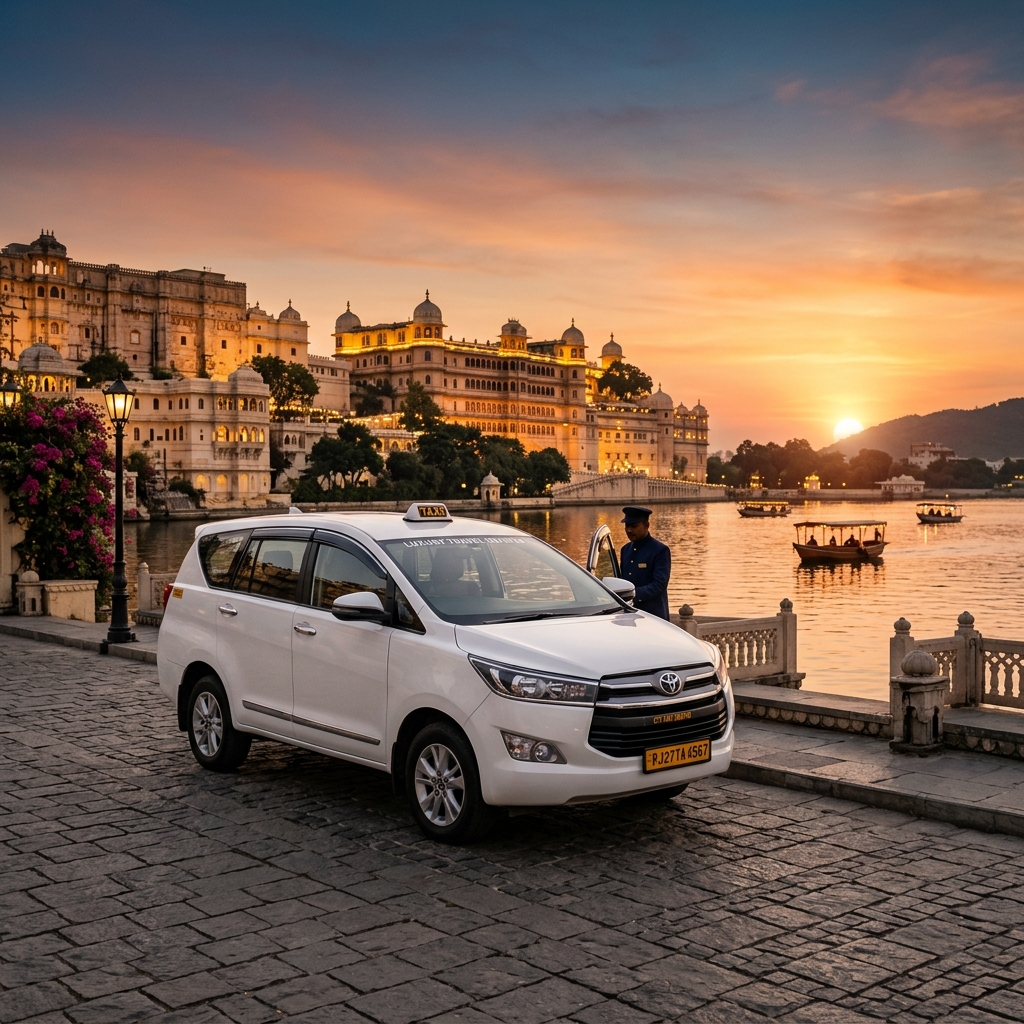 Premium Udaipur Taxi Service at Lake Pichola